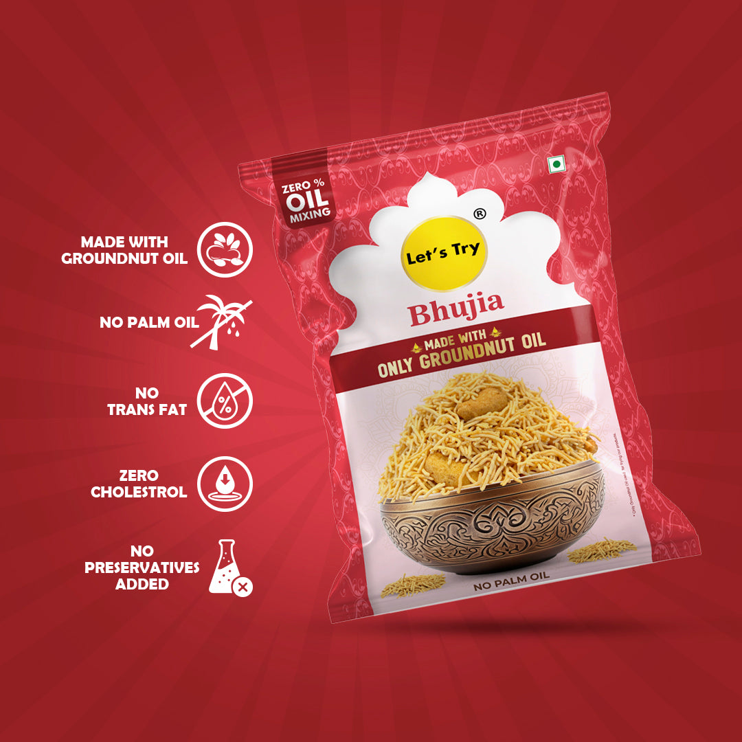 Let's Try Bhujia 180g | No Palm Oil