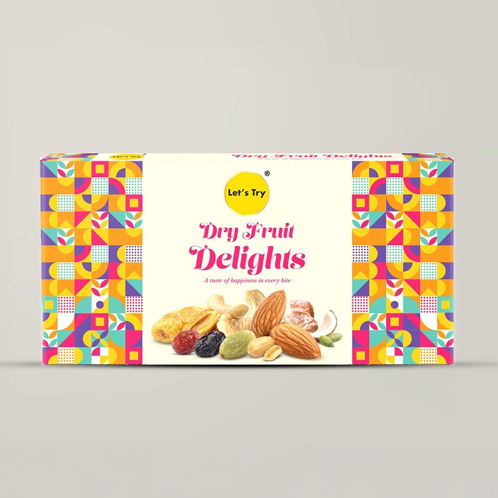 Let's Try Dry Fruit Delights | Gift Box