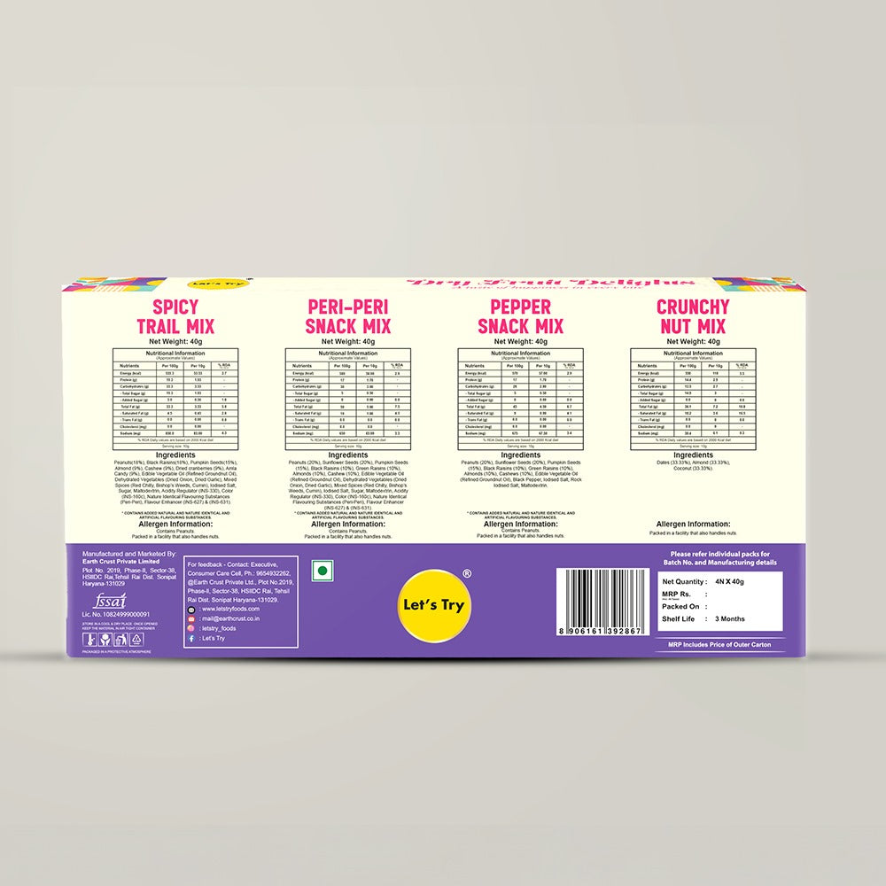 Let's Try Dry Fruit Delights | Gift Box