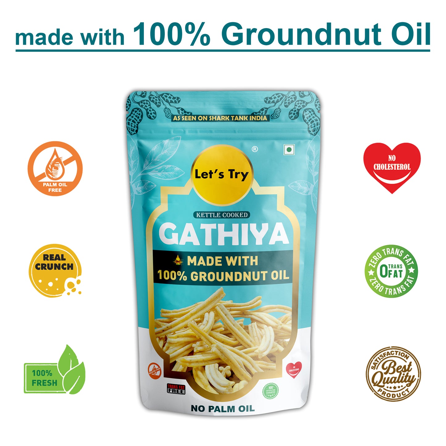 Let's Try Gathiya 180g | No Plam Oil