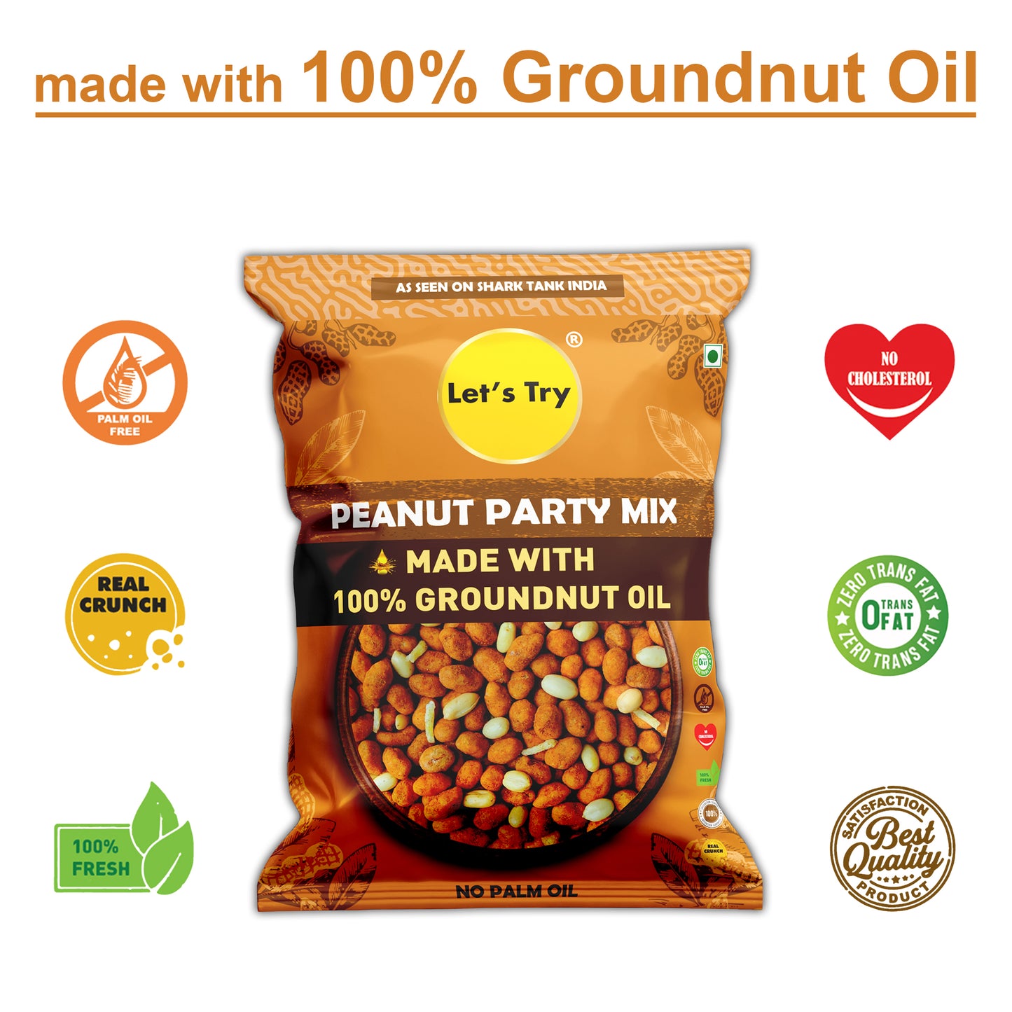 Let's Try Peanut Party Mix 180g