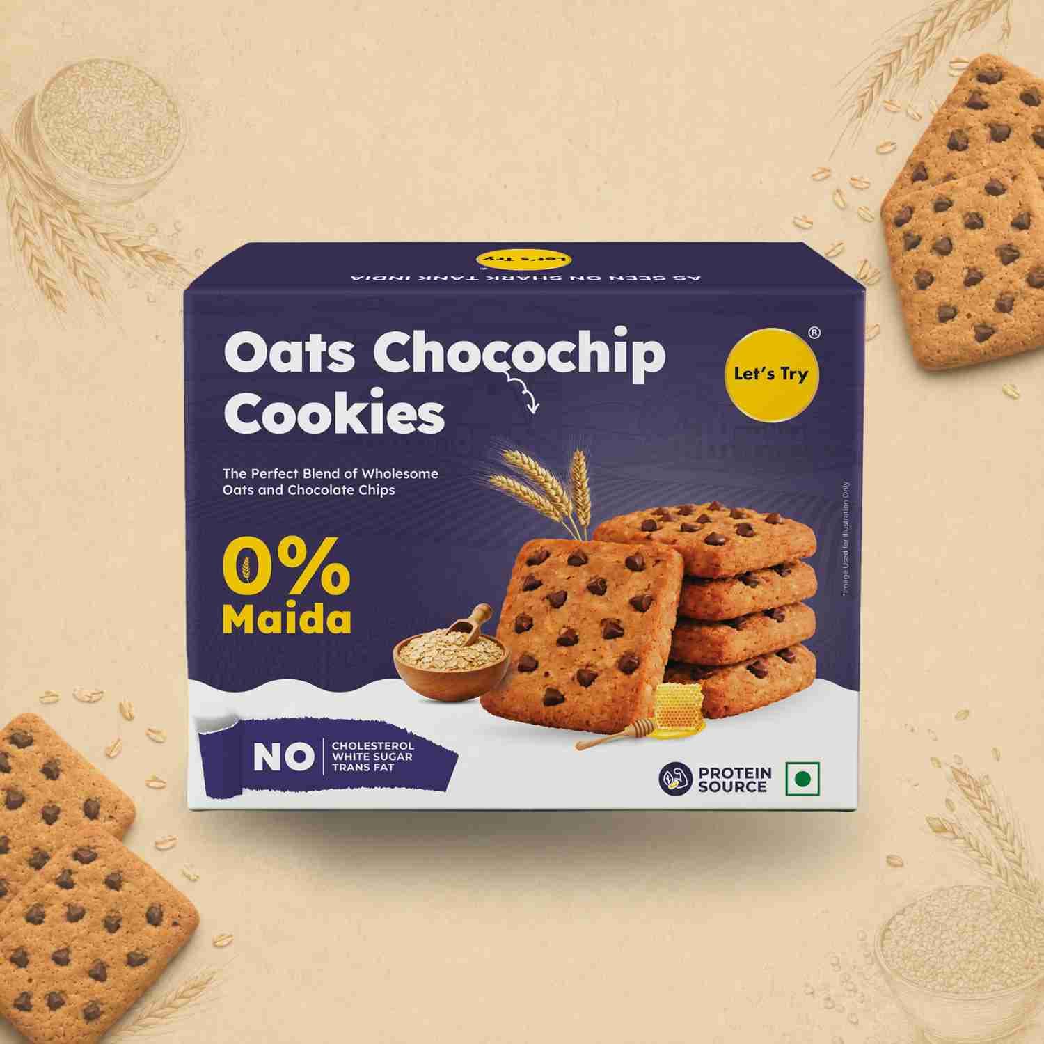 Oats Choco Chip Cookies 