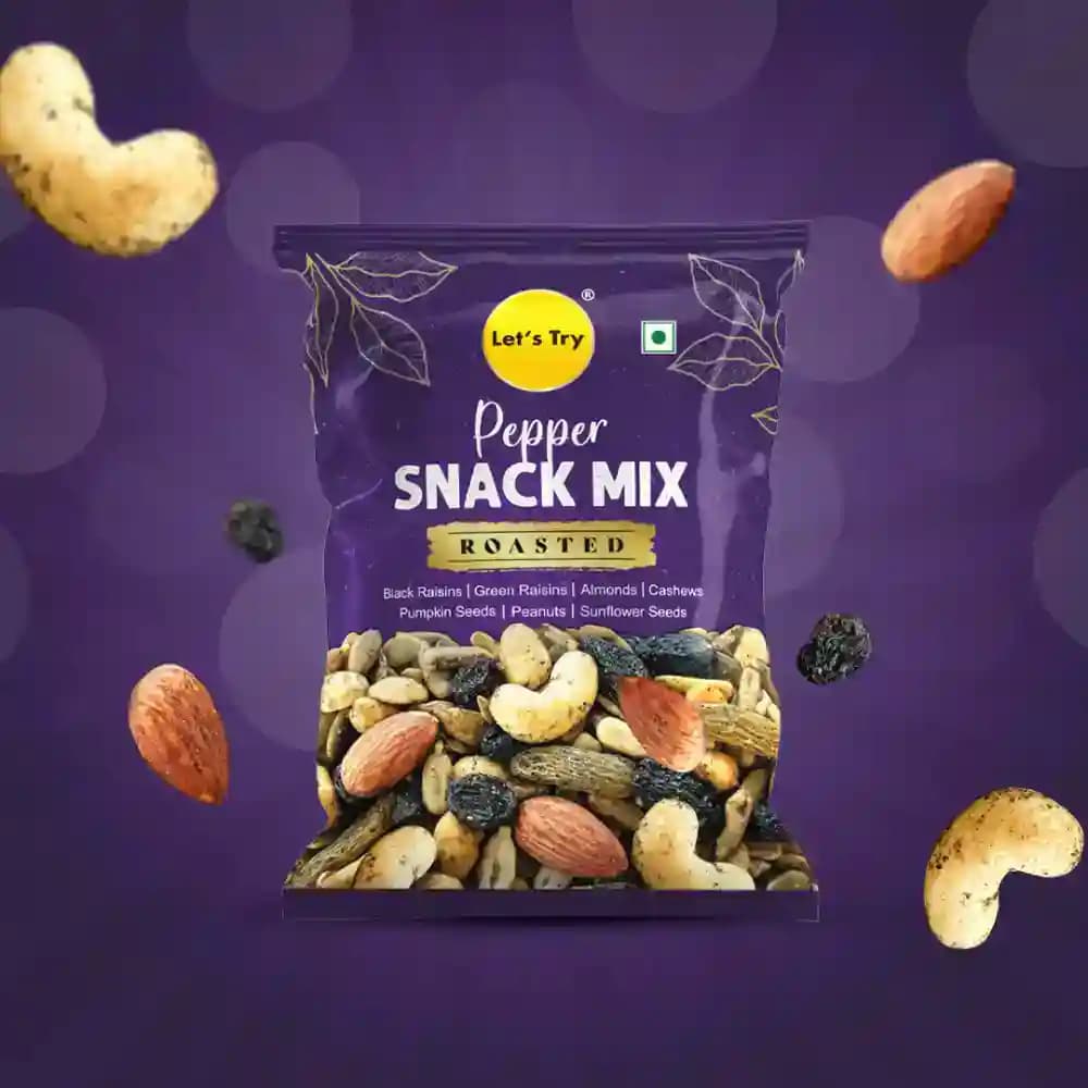Let's Try Snack Mix Seeds & Nuts Pepper Salted  — image 2