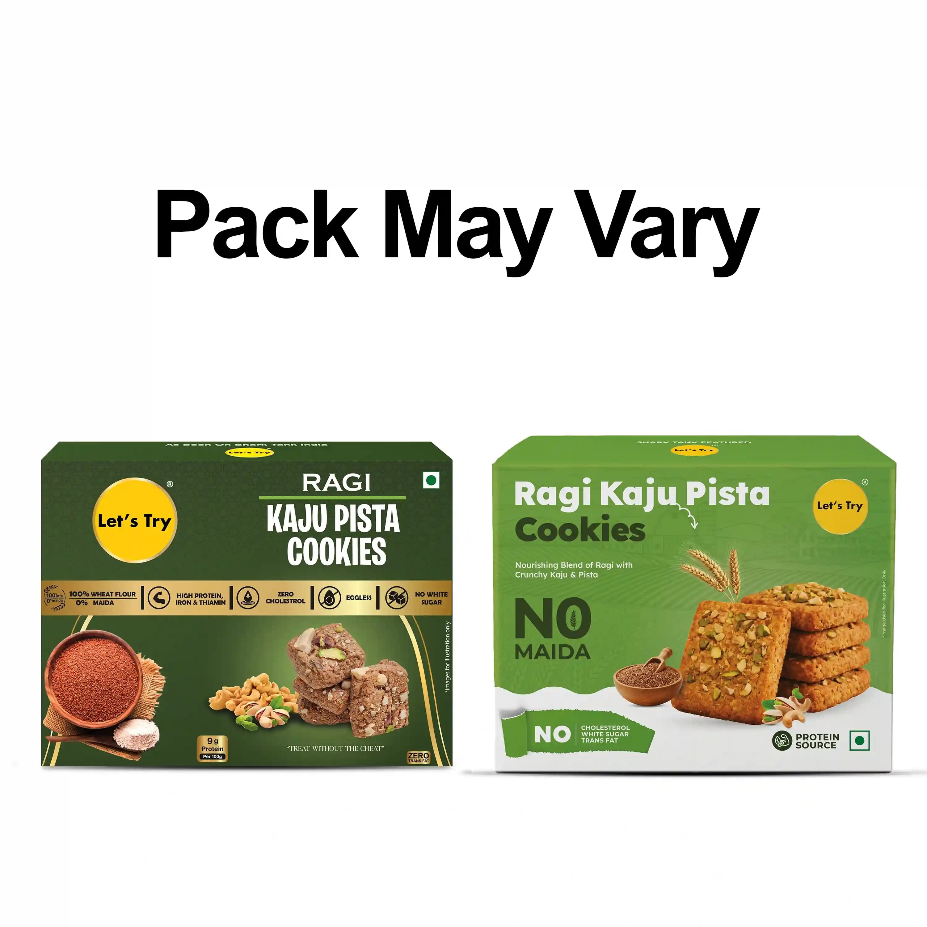 Ragi Kaju Pista Cookies 