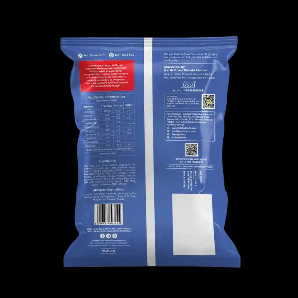 Jumbo Puffs Ingredients & Nutritional Label – No Palm Oil, No Maida Clean Label Healthy Puff Snack | Let's Try Foods