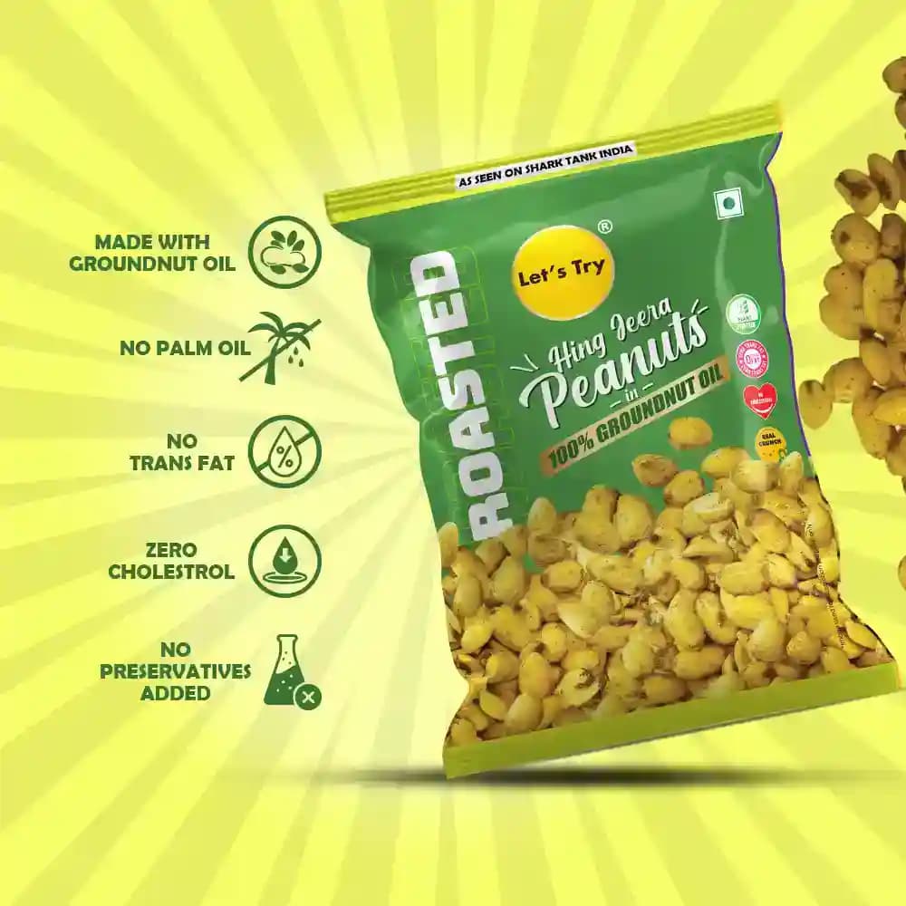Hing Jeera Roasted Peanuts — image 3