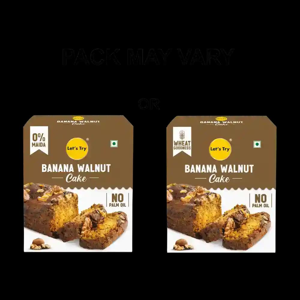Let's Try Banana Walnut Cake
