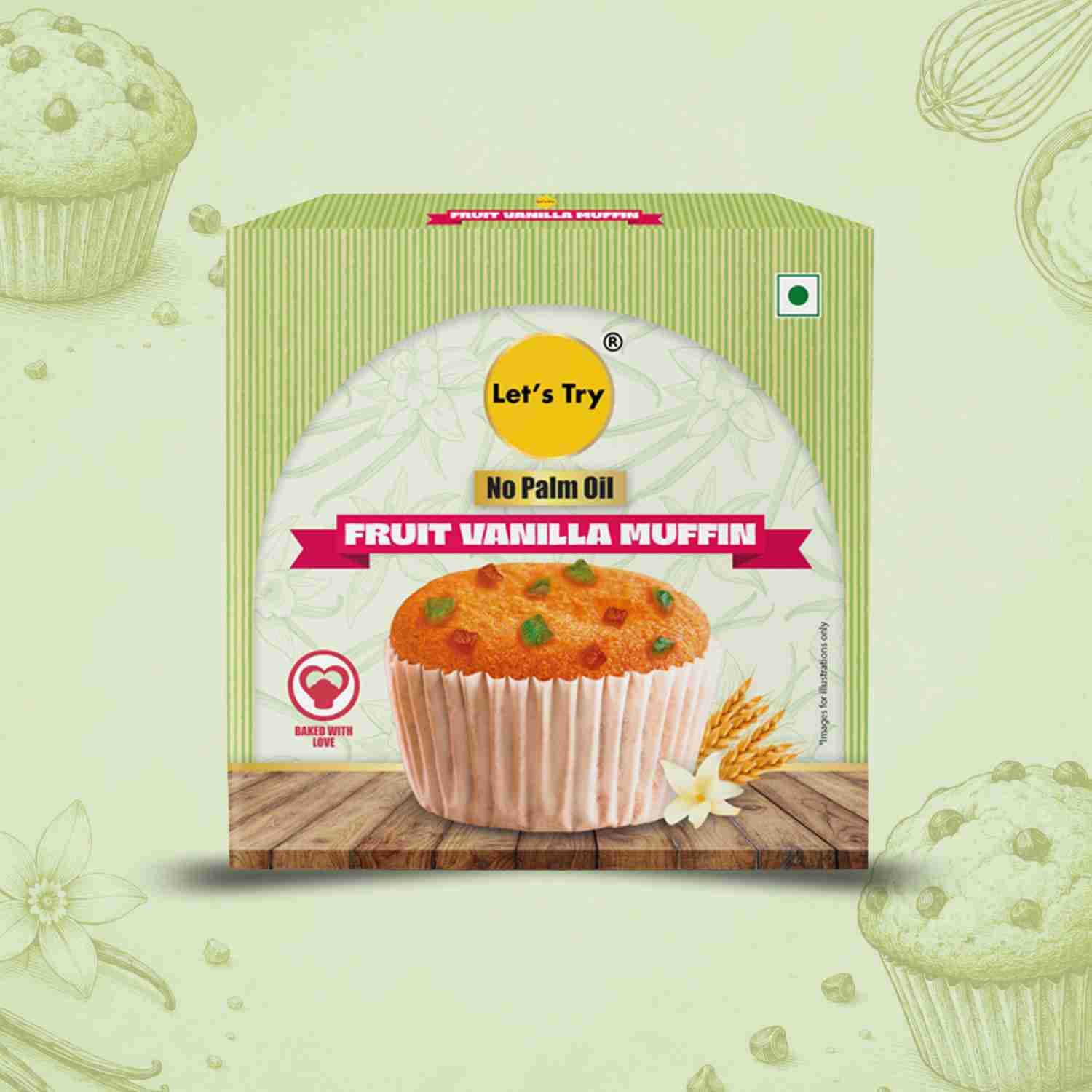 Fruit Vanilla Muffin