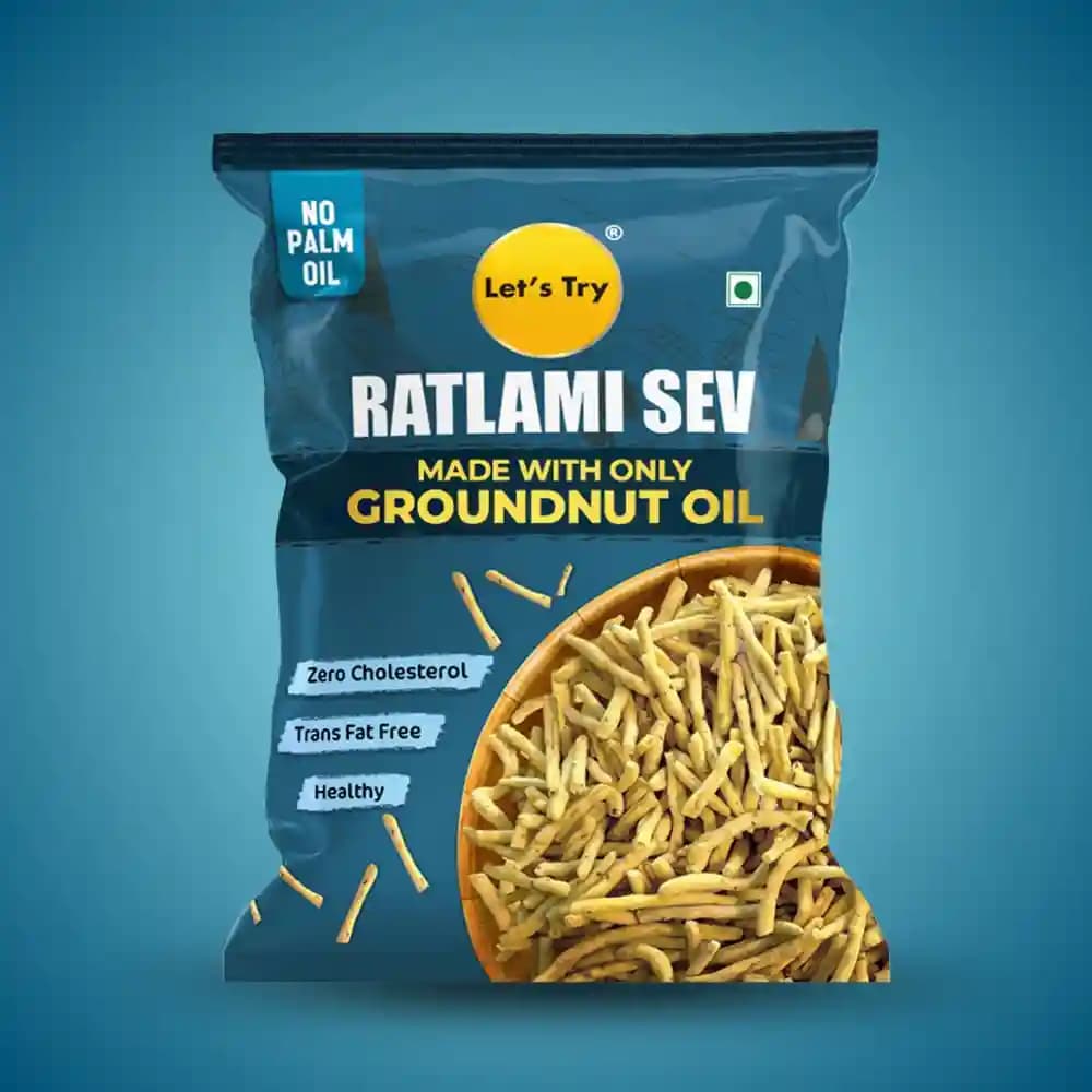 Ratlami Sev – Healthy Namkeen, No Palm Oil, No Maida | Buy Online India | Let's Try Foods