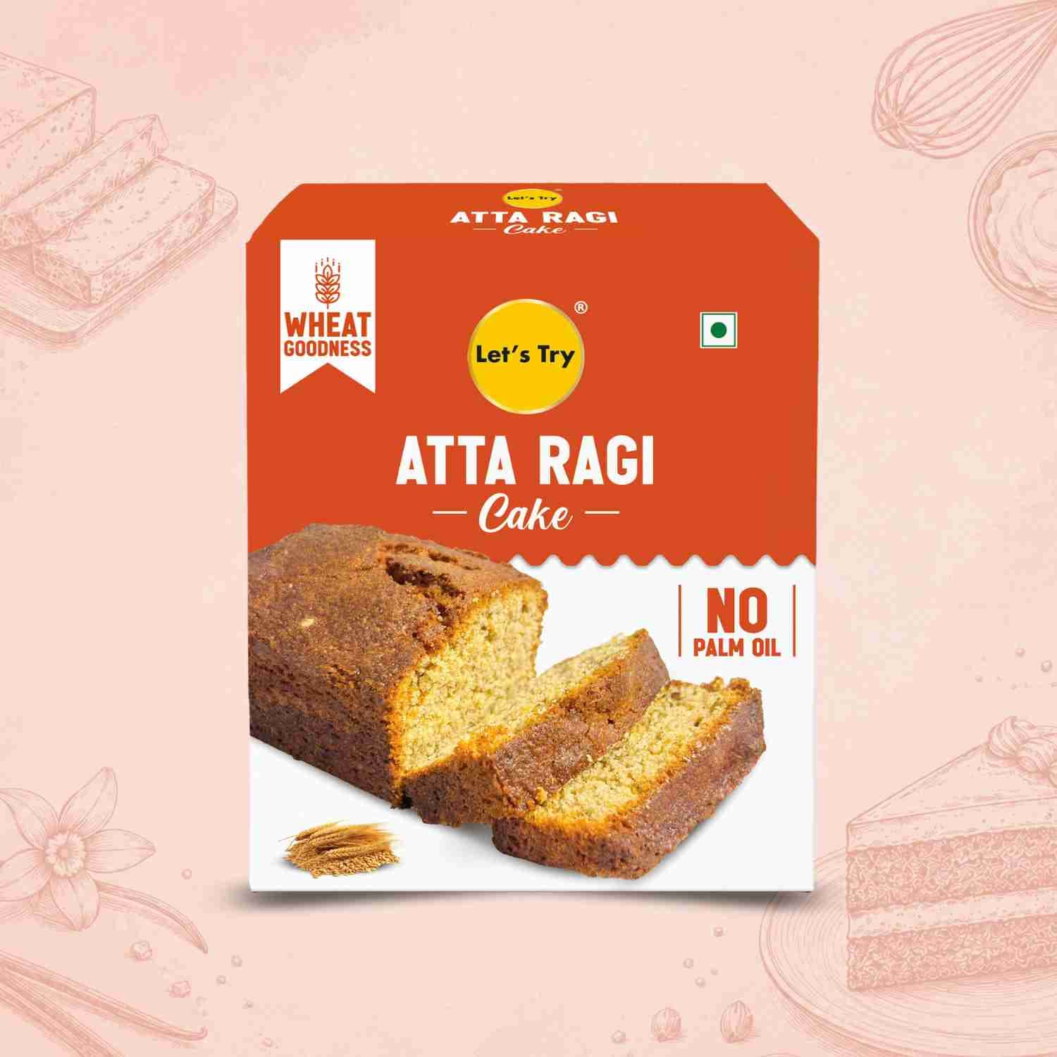 Atta Ragi Cake