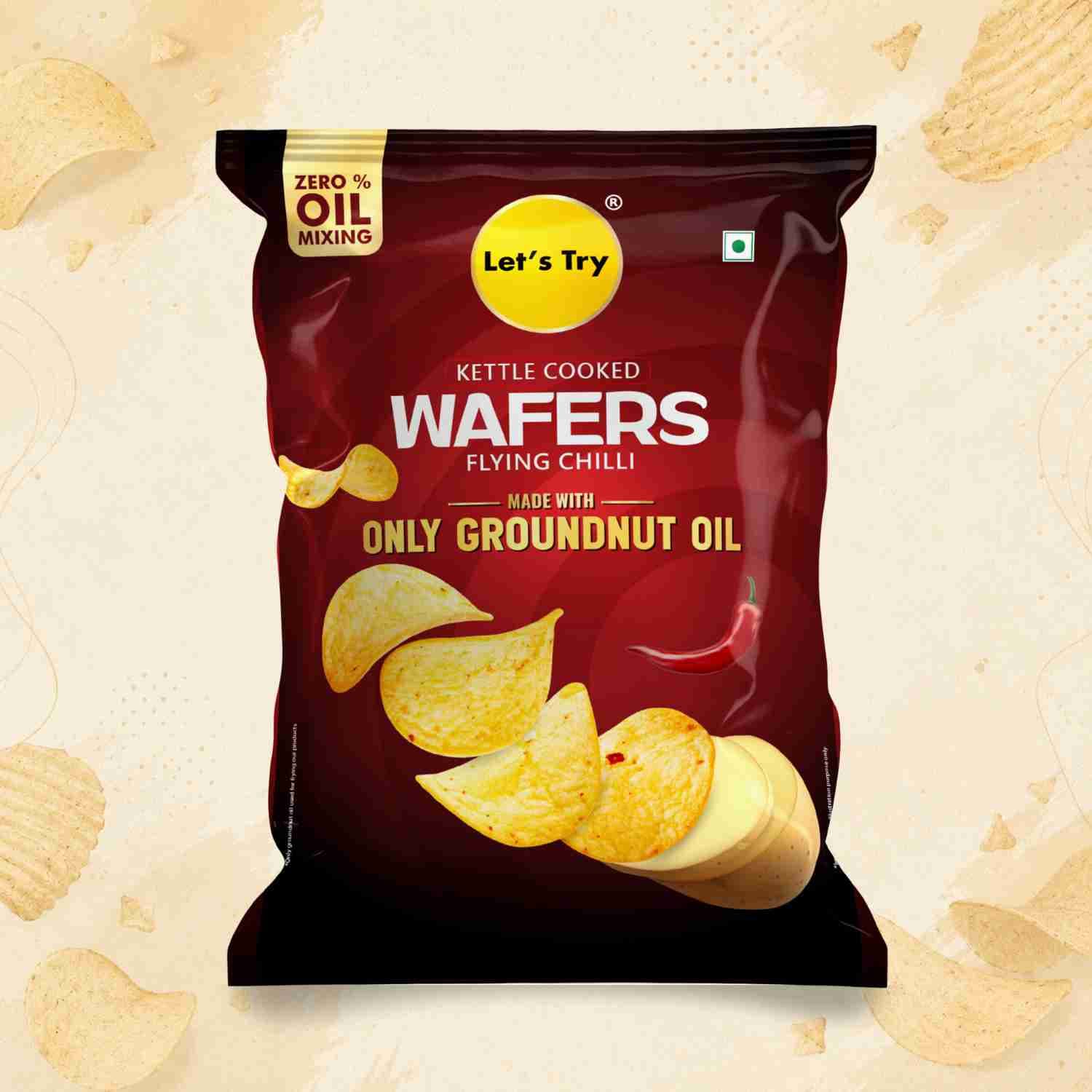Flying chilli wafers