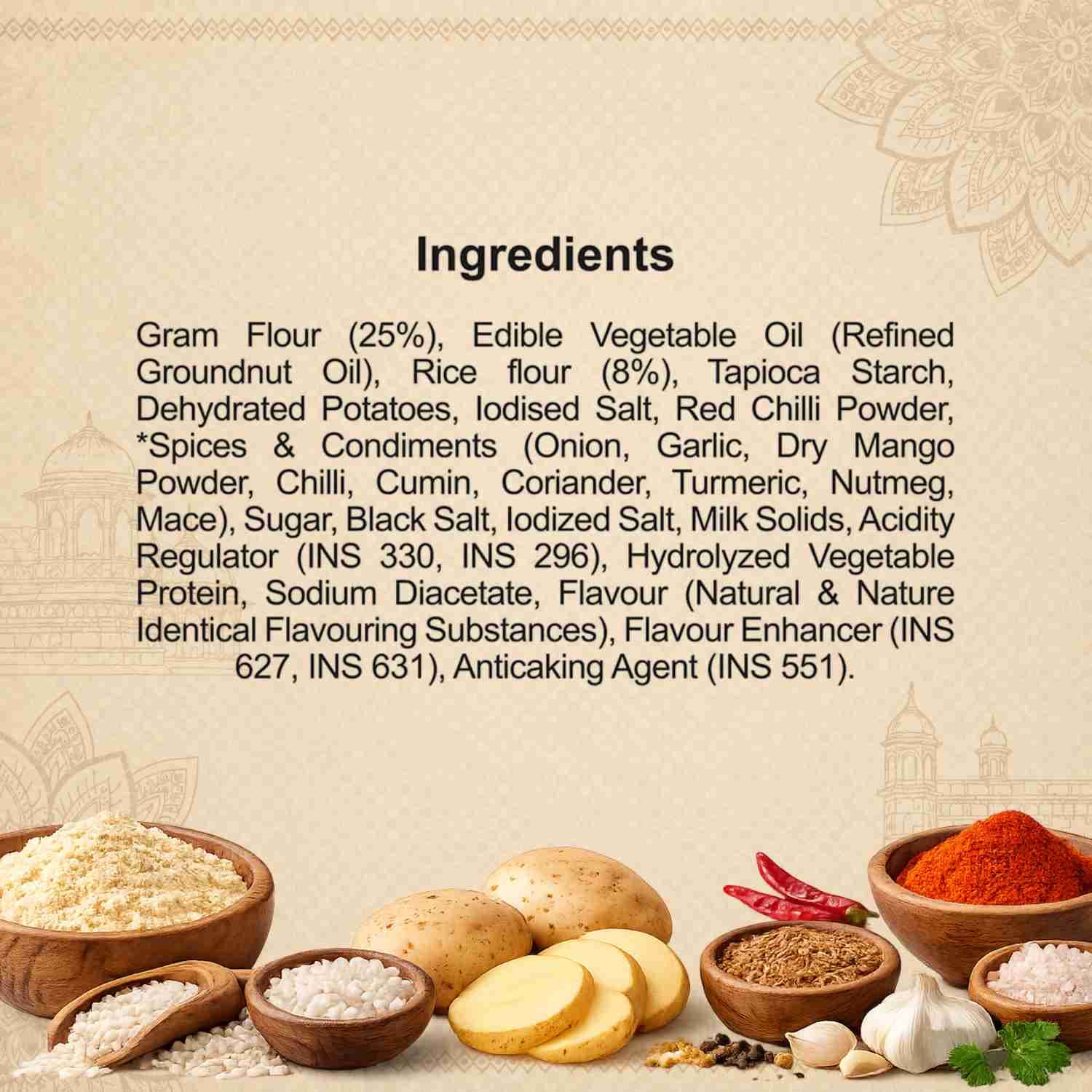 Signature Amritsari Tadka Ingredients – Calories & Ingredients | Healthy Healthy Namkeen | Let's Try Foods