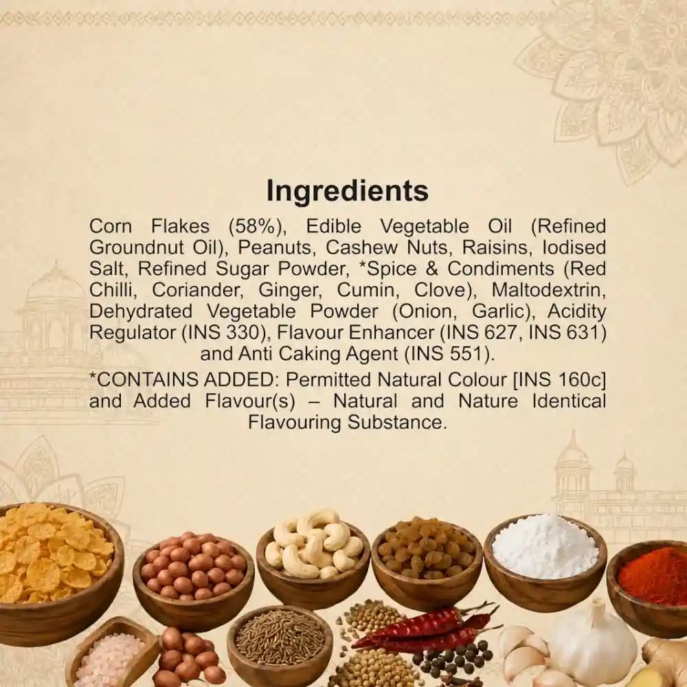 Signature Cornflakes Mixture Ingredients – Calories & Ingredients | Healthy Healthy Indian Mixture | Let's Try Foods
