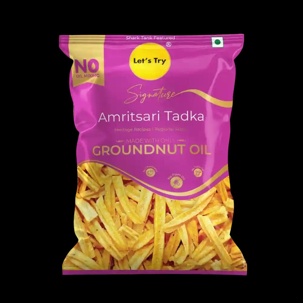 Signature Amritsari Tadka – Healthy Namkeen, No Palm Oil, Groundnut Oil | Buy Online India | Let's Try Foods