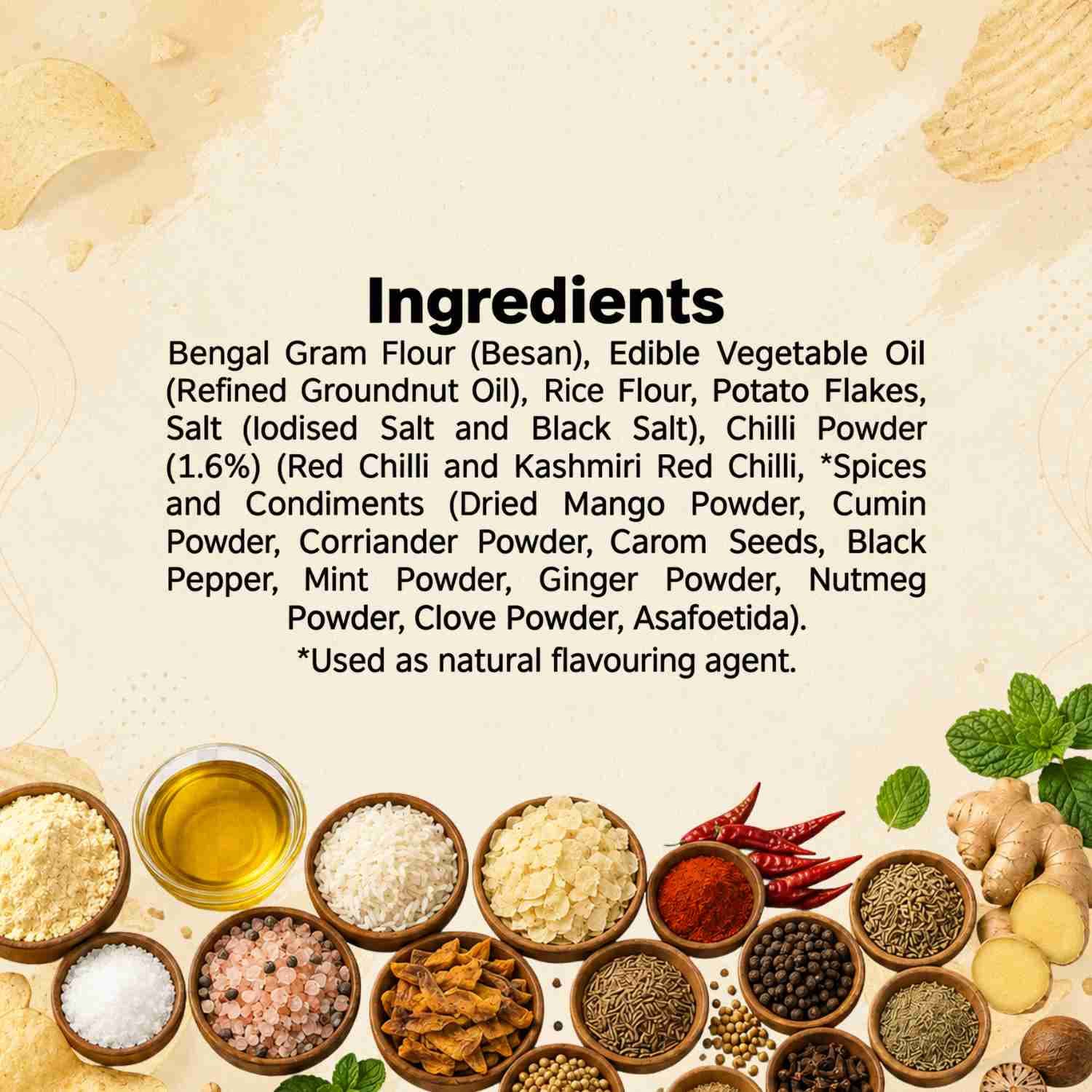 Chilli Milli Ingredients – No Palm Oil, No Maida, Natural Healthy Indian Snack | Let's Try Foods