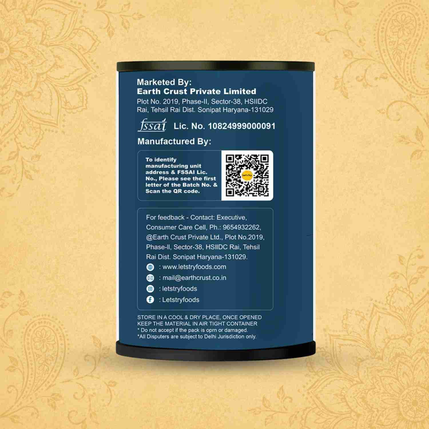 Fig Bites Back Label – Ingredients & Info | Healthy Healthy Dry Fruit Snack | Let's Try Foods