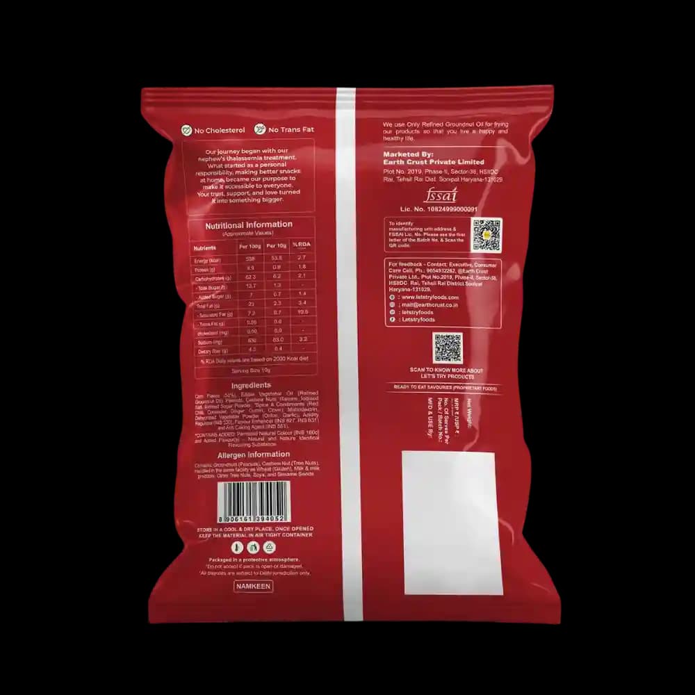 Signature Cornflakes Mixture Ingredients & Nutritional Label – No Palm Oil, Groundnut Oil Clean Label Health | Let's Try Foods