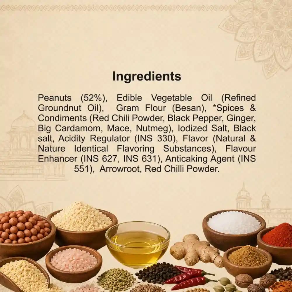 Signature Tasty Peanuts Ingredients – Calories & Ingredient | Healthy Namkeen | Let's Try Foods