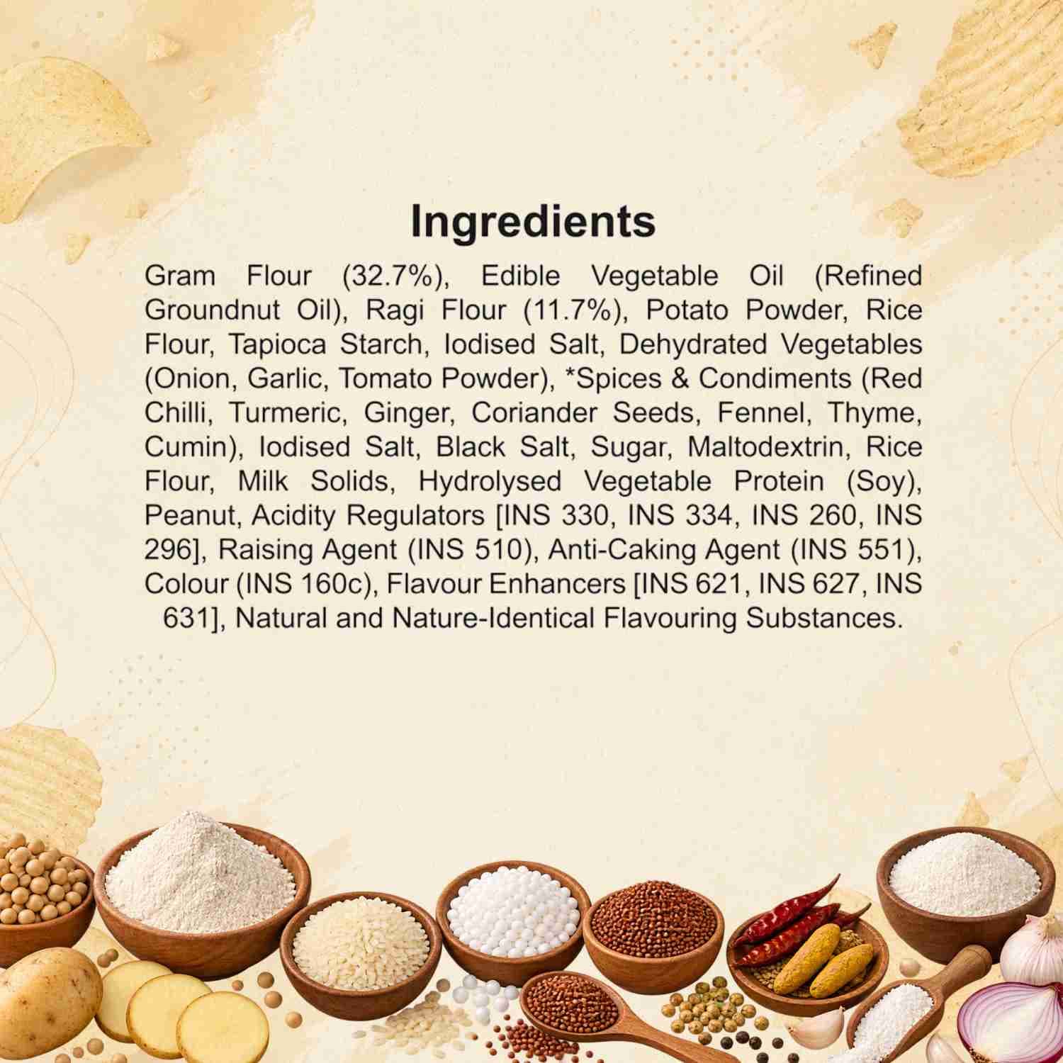 ragi chips ingredients