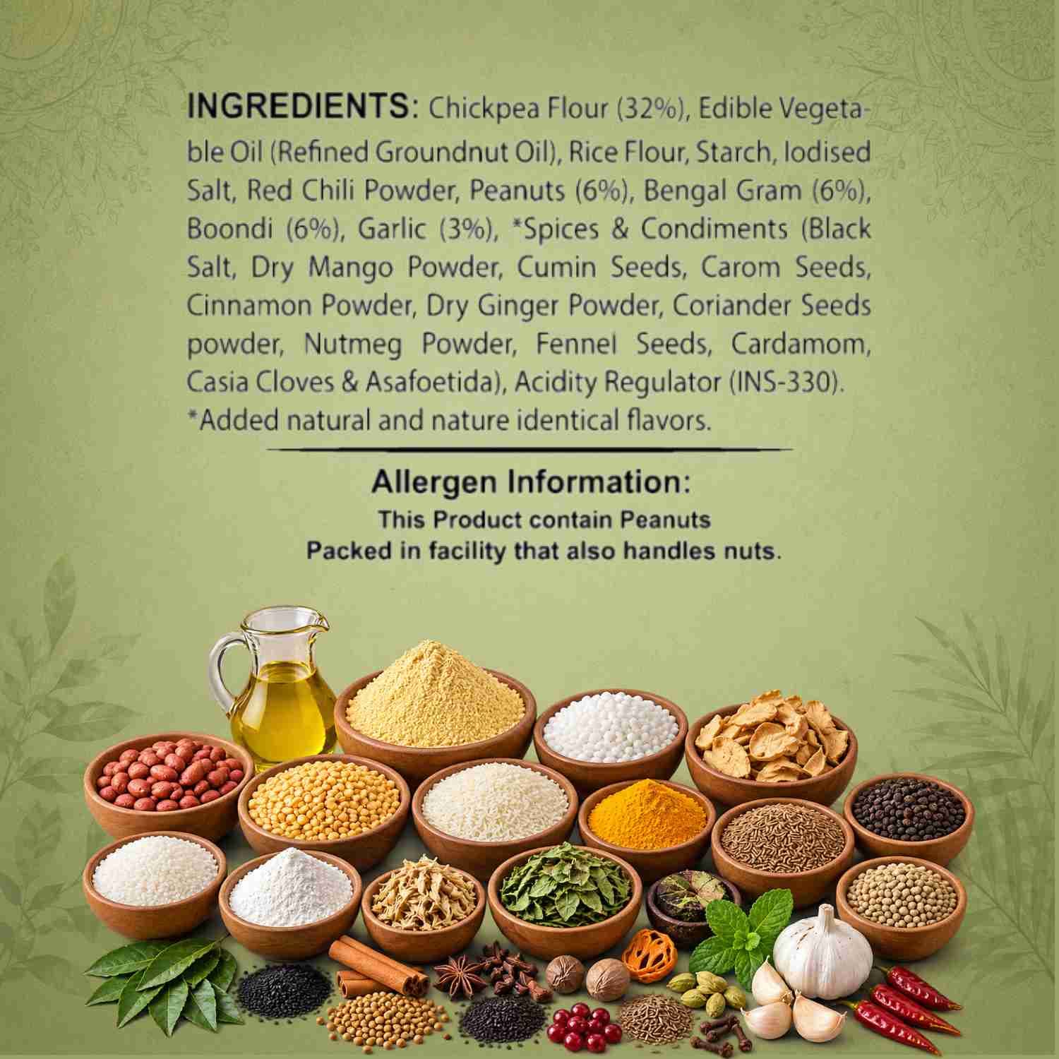 Kerala Garlic Mix Ingredients – Calories & Ingredients | Healthy Healthy Indian Mixture | Let's Try Foods