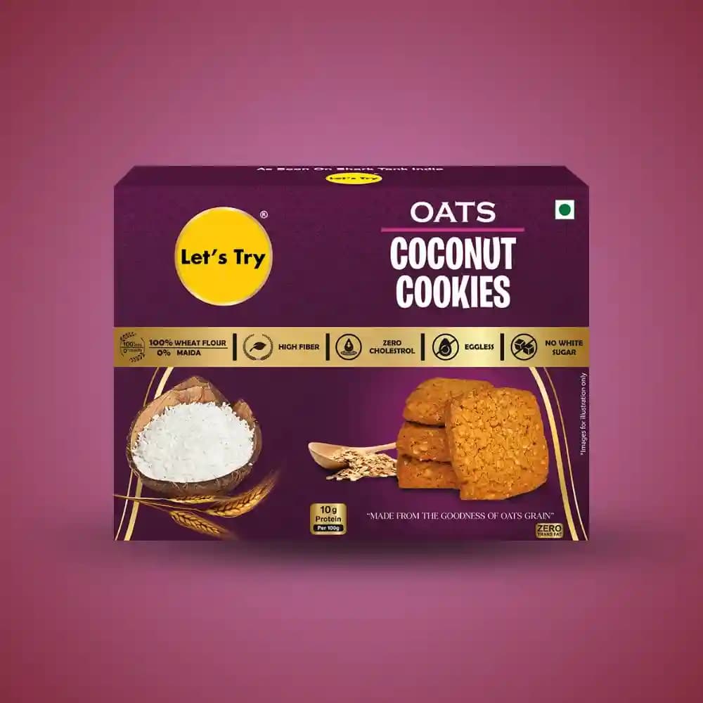 Oats Coconut Cookies