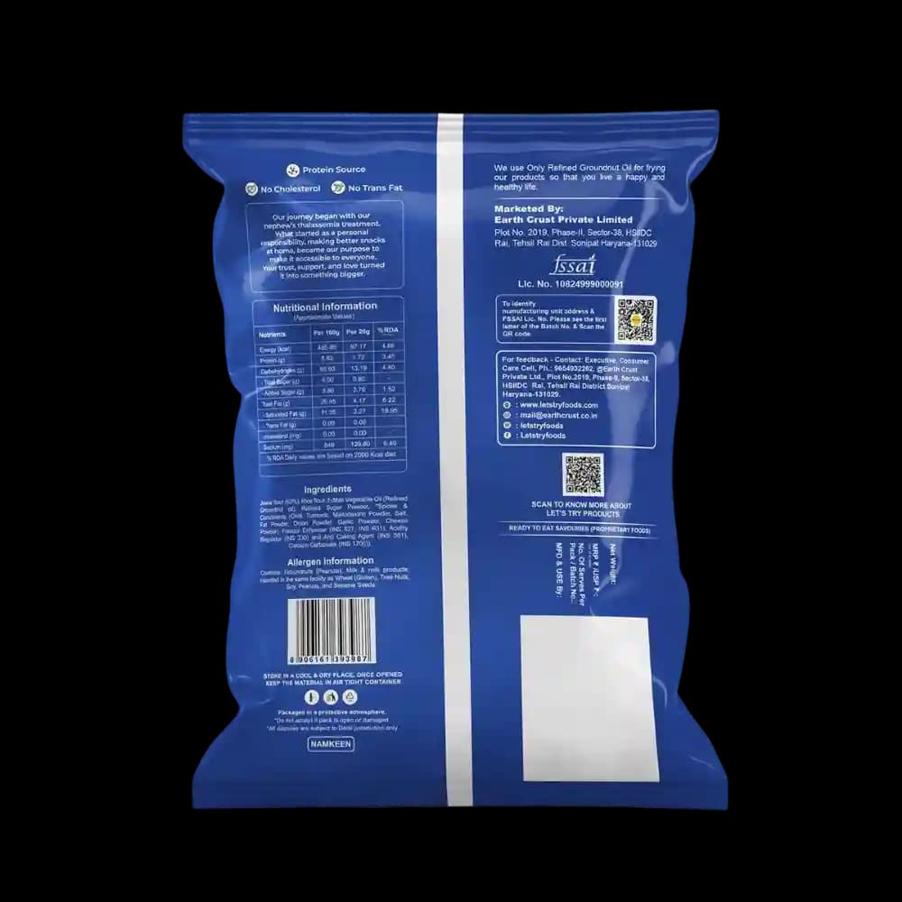 Jowar Puffs Ingredients & Nutritional Label – No Palm Oil, No Maida Clean Label Healthy Puff Snack | Let's Try Foods