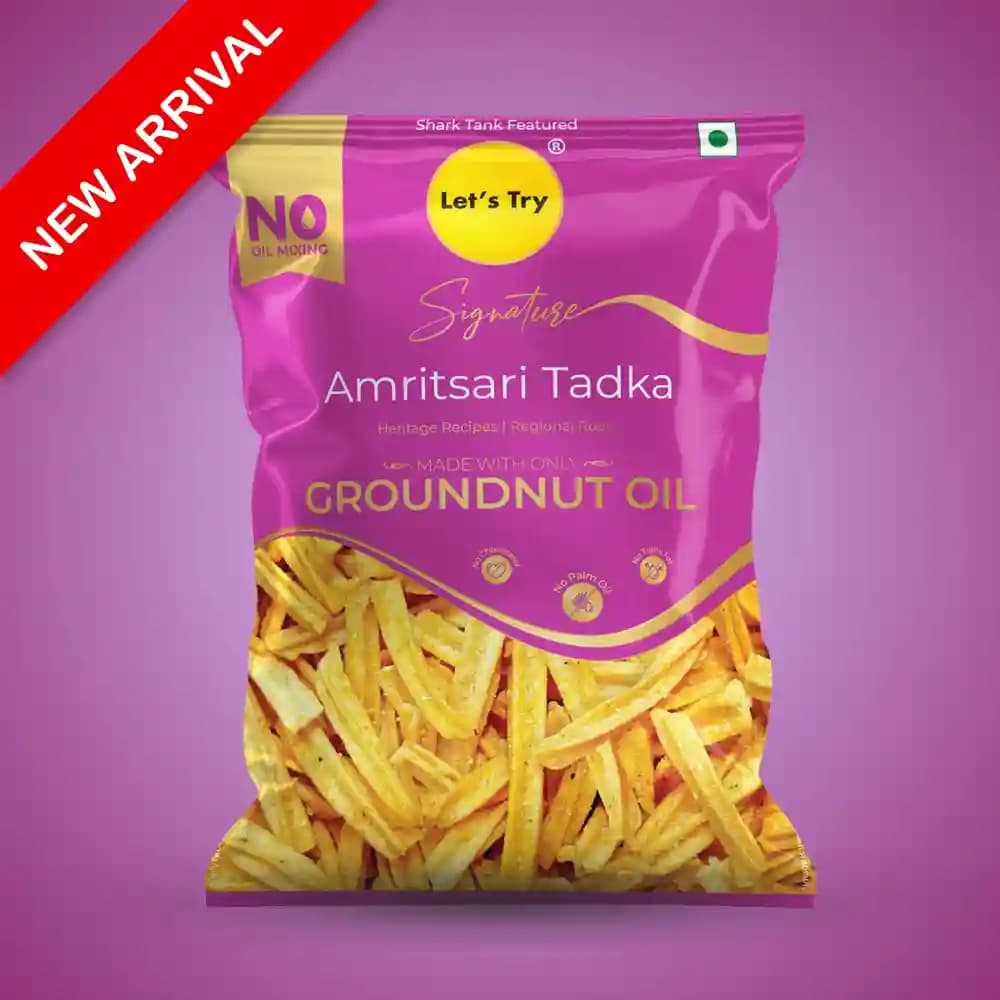 Signature Amritsari Tadka Rich Image – Healthy Namkeen, No Palm Oil, Groundnut Oil | Buy Online India | Let's Try Foods
