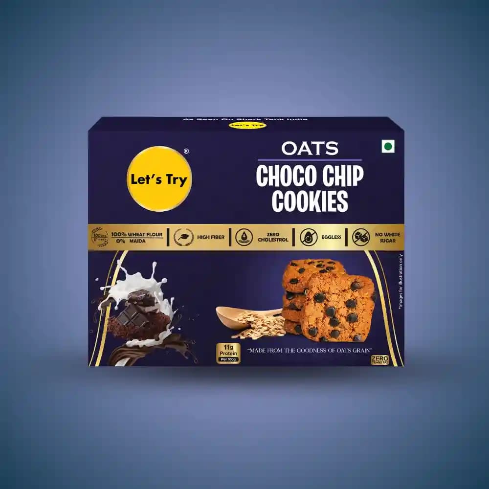 Let's Try Oats Choco Chip Cookies 