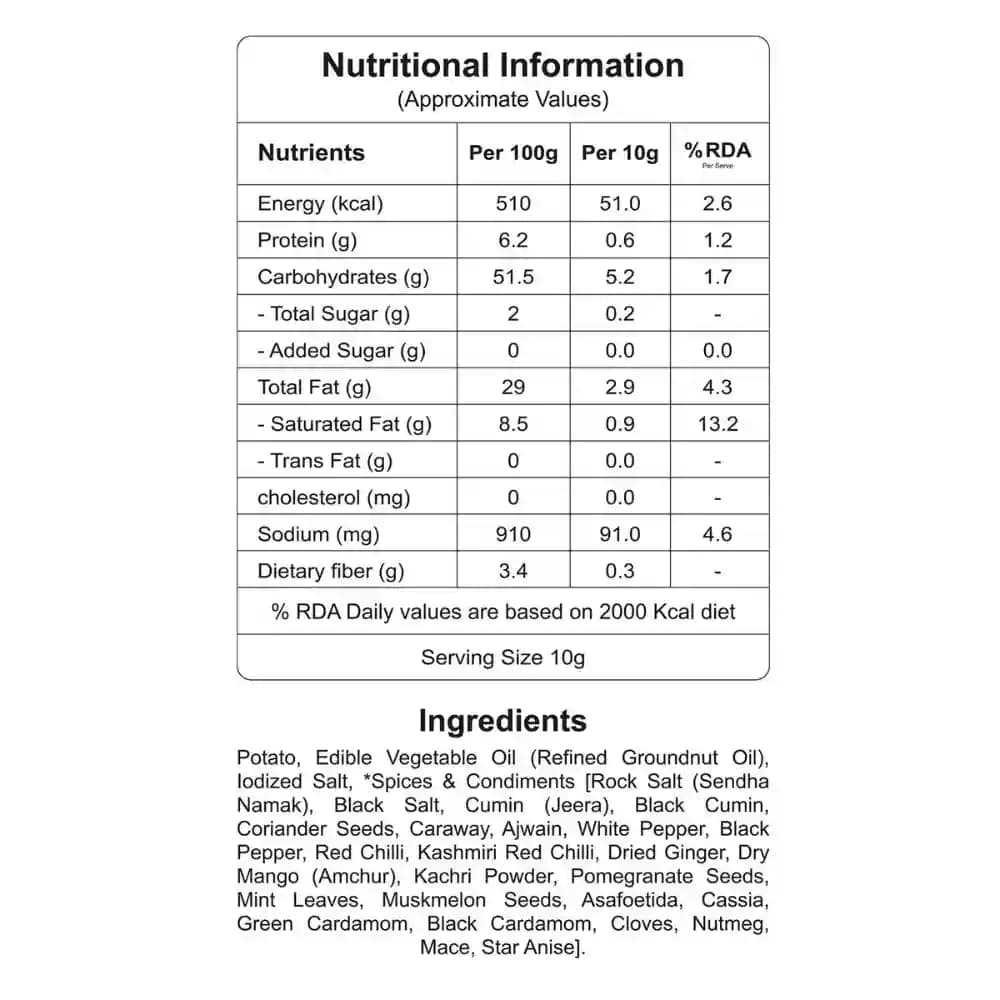Signature Hot Chips Nutrition Facts – Calories & Ingredients | Healthy Healthy Chips | Let's Try Foods