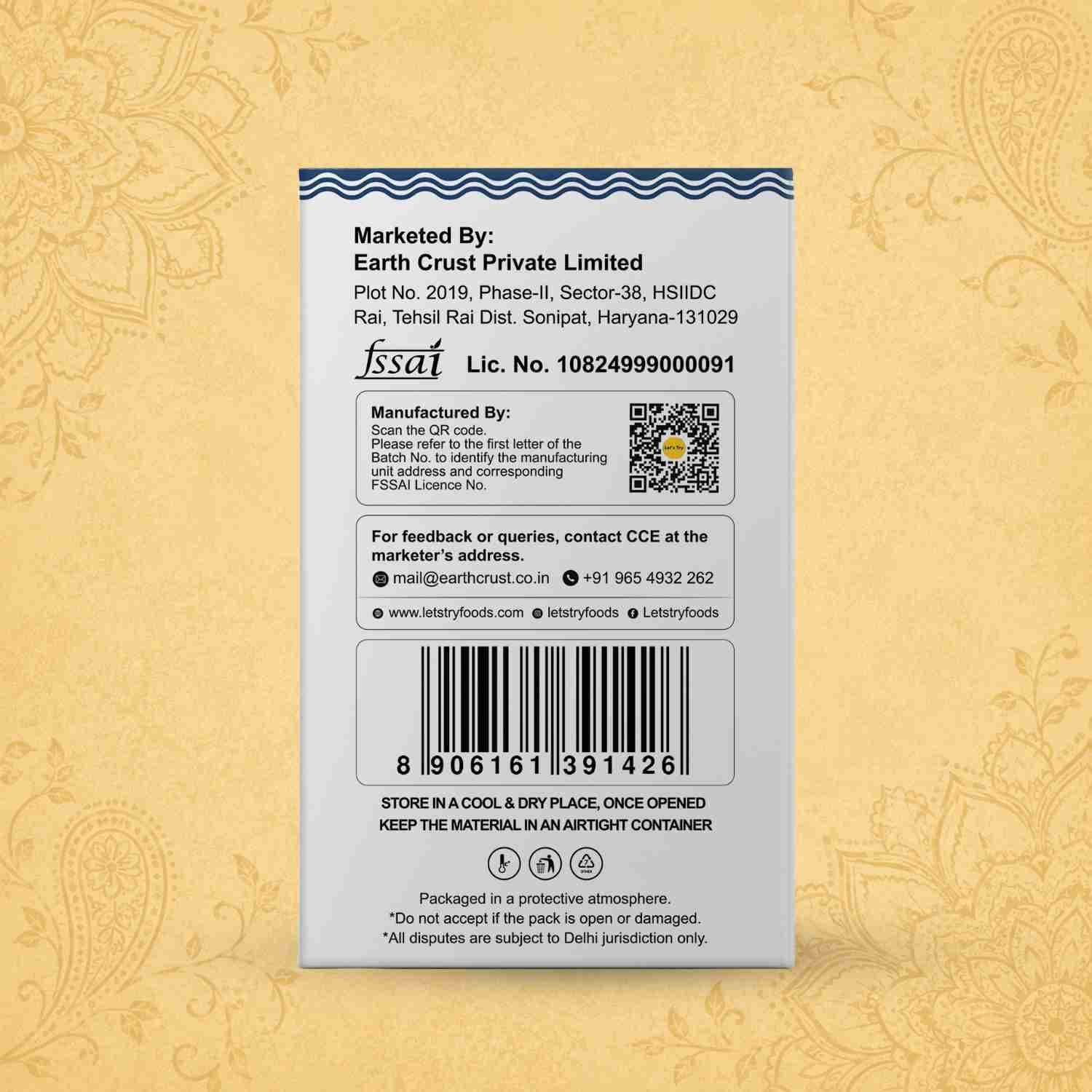 Sesame Chikki Back Label – Ingredients & Info | Healthy Healthy Indian Sweets | Let's Try Foods