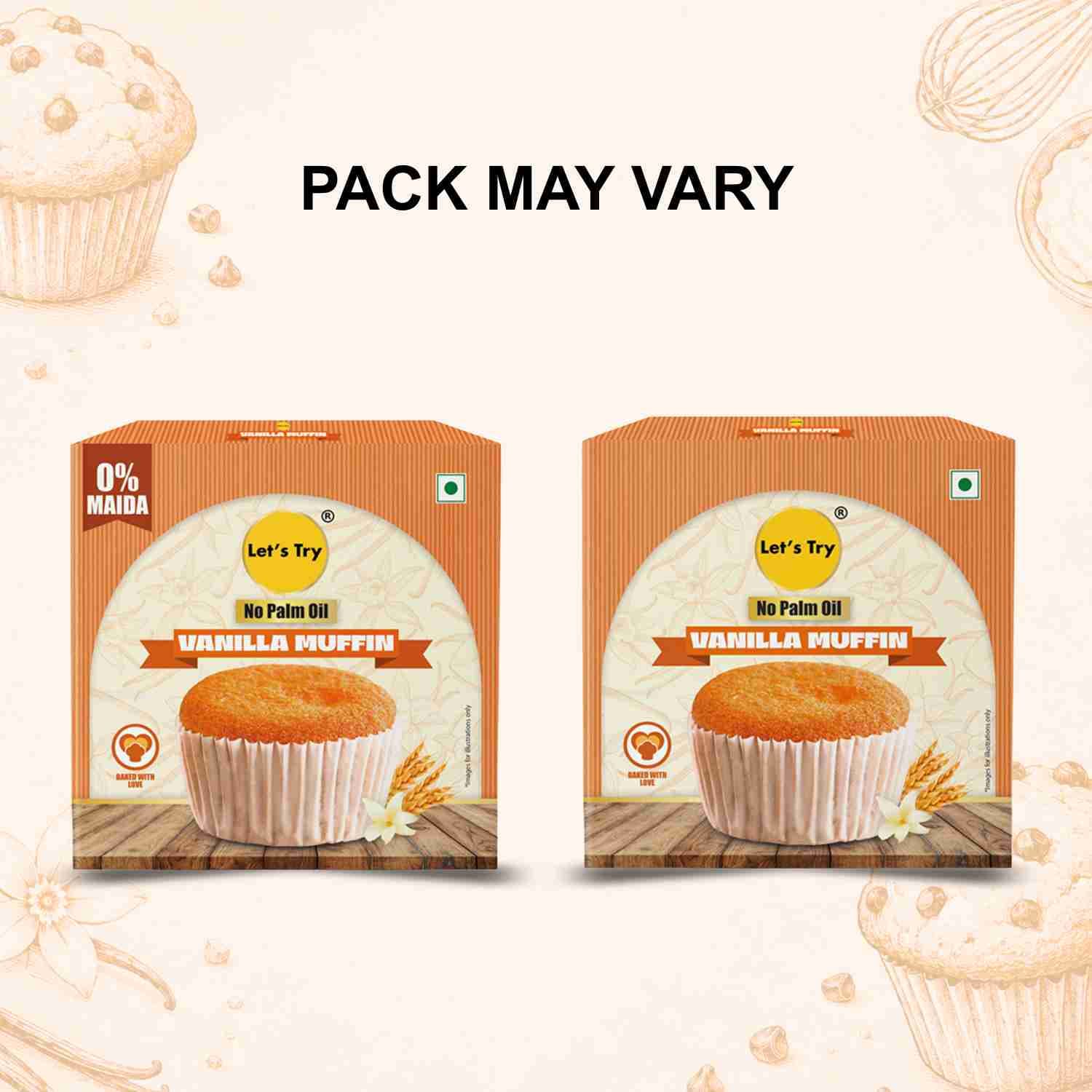 vanilla muffin pack may vary