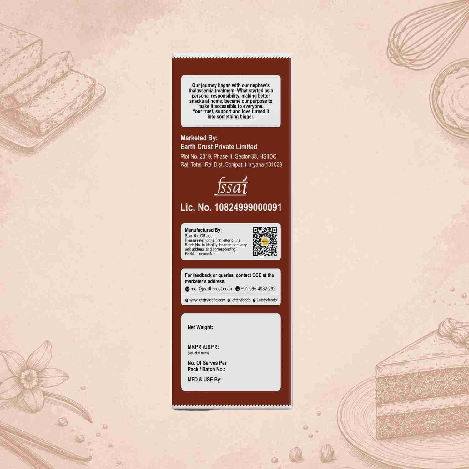 Vanilla Almond Cake address – No Maida, No Palm Oil Clean Label Healthy Baked Snack | Let's Try Foods