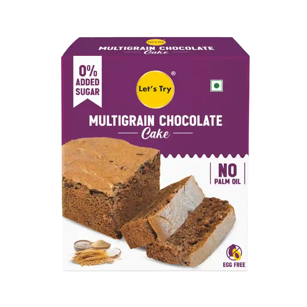 Let's Try Multigrain Chocolate Cake No Added Sugar — image 1