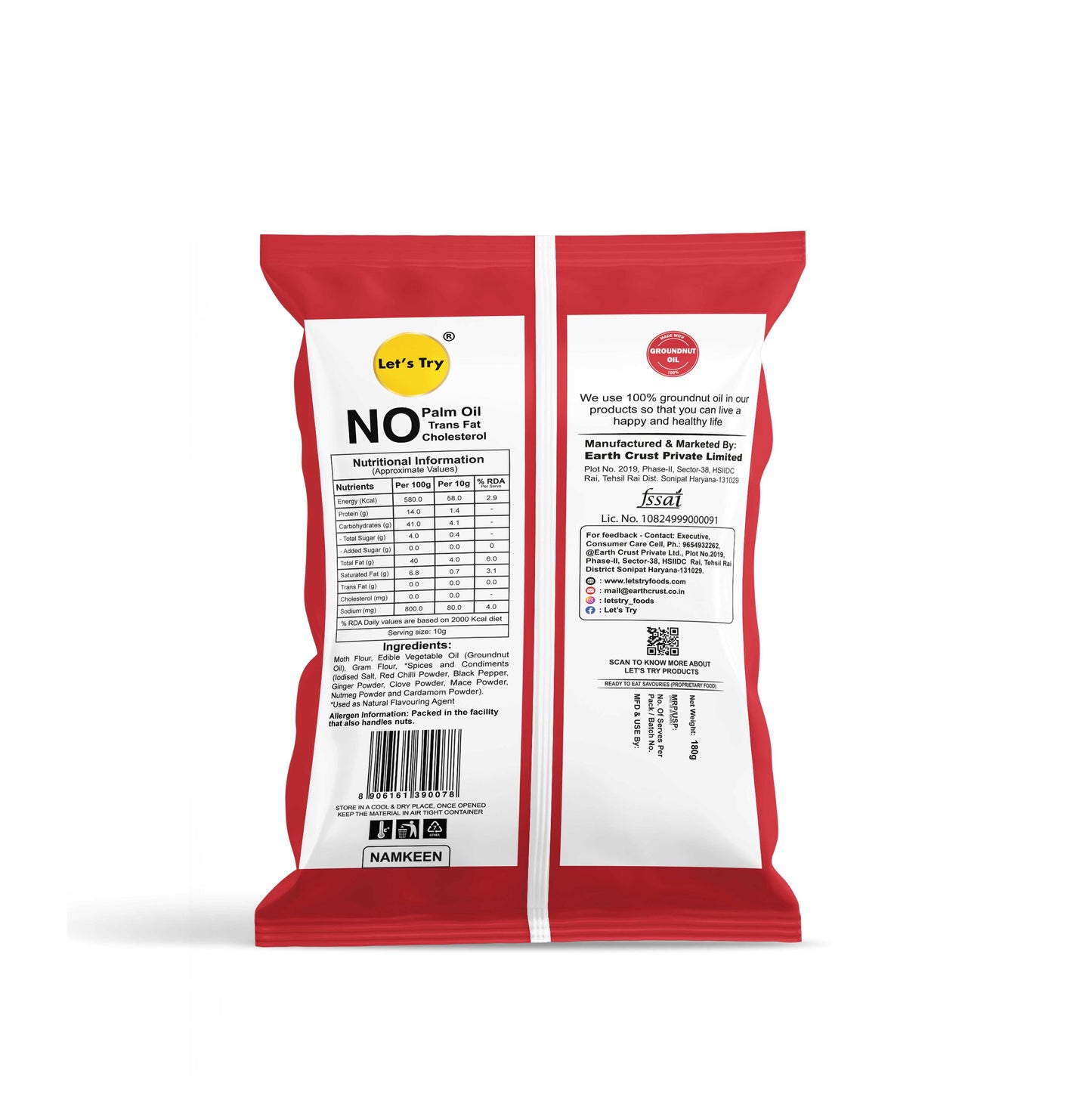 Let's Try Bhujia 180g | No Palm Oil