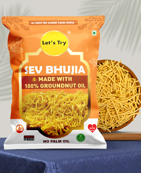 Let's Try Sev Bhujia 180g | No Palm Oil