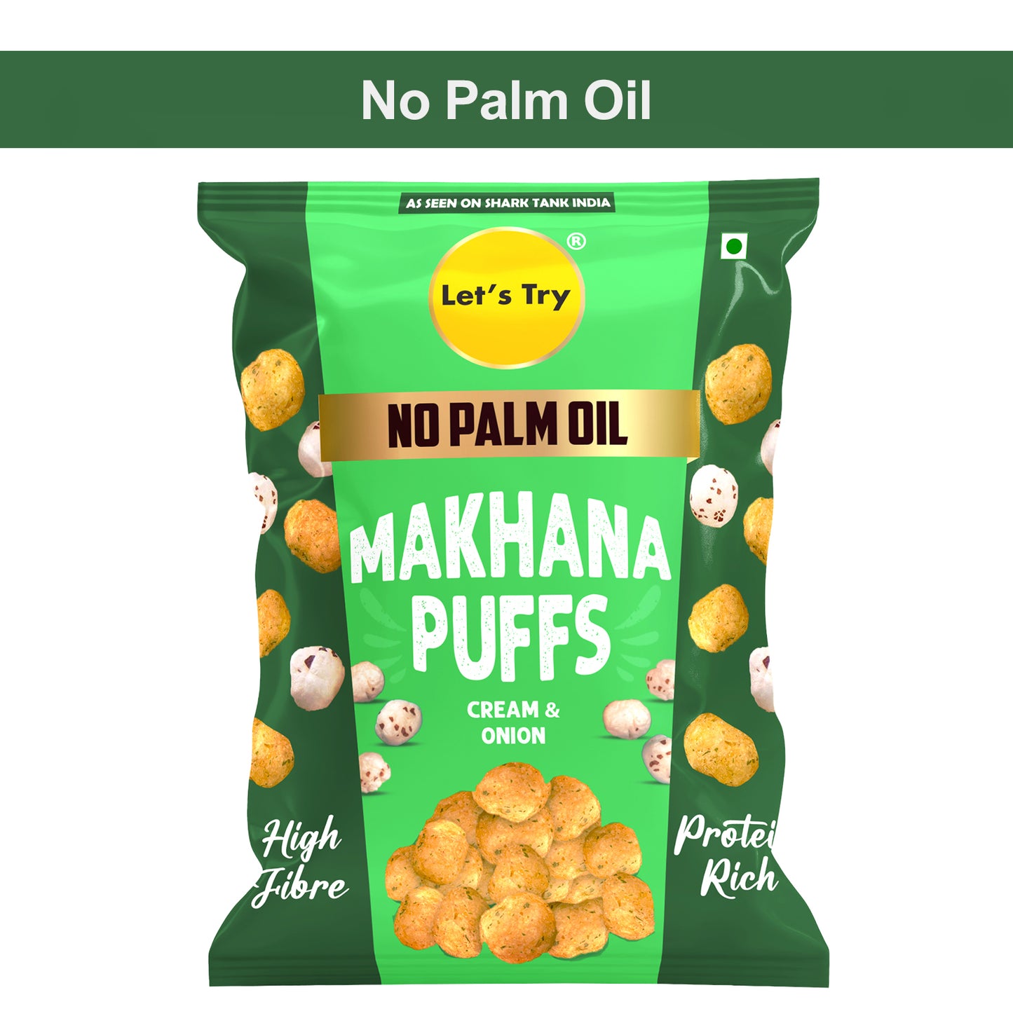 Let's Try Sour Cream And Onion Makhana Puffs