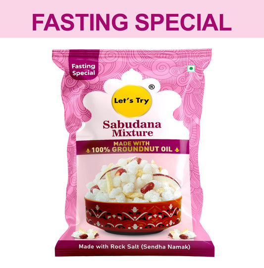 Let's Try Sabudana Falahari Mixture