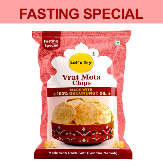 Let's Try Vrat Mota Chips