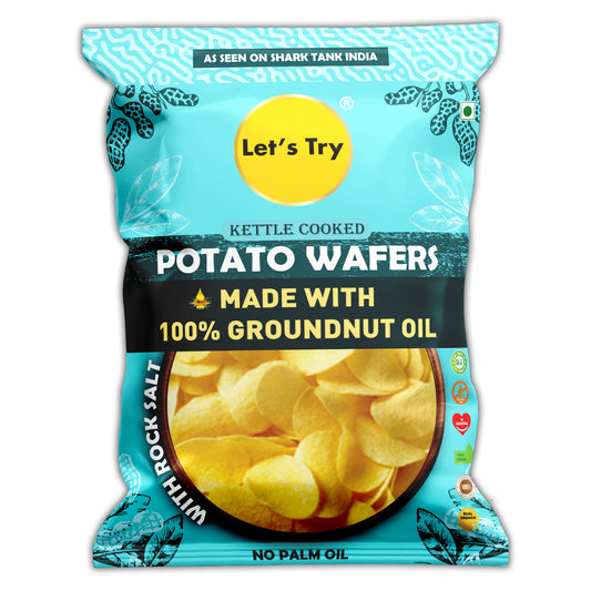 Let's Try Potato Wafers 54gx3 | No Palm Oil