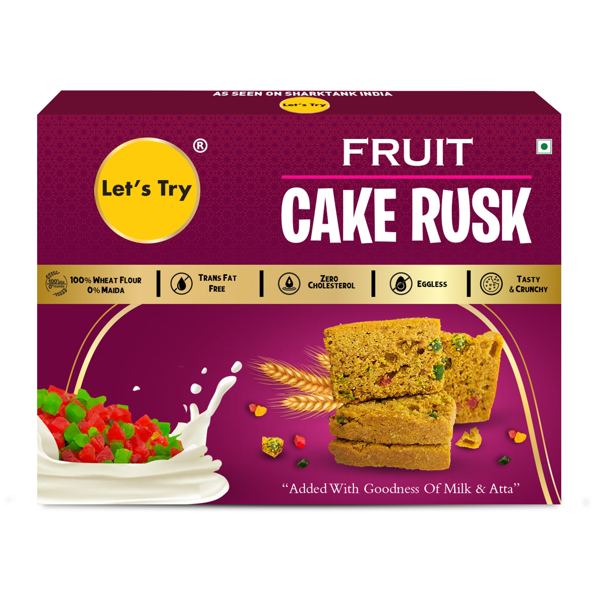 LuLu Vanilla Cake Rusk 1pkt Online at Best Price | Rusk & Toast | Lulu UAE